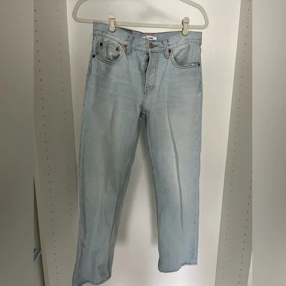 Redone Light Blue Women's Jeans - Picture 2 of 7